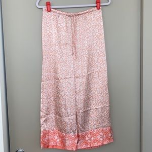 🆑 [4/$20] Satin George Pink Floral PJ printed pants